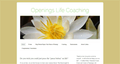 Desktop Screenshot of openingslifecoaching.com